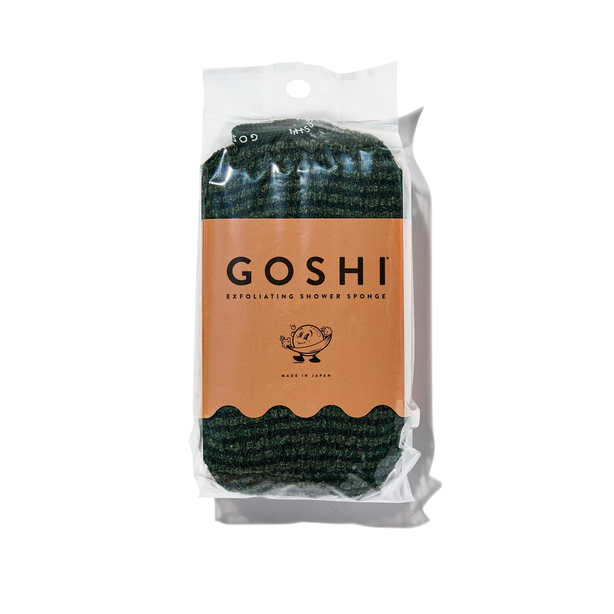 Goshi Exfoliating Shower Sponge- Grey, Rapid-Drying, Rip Resistant
