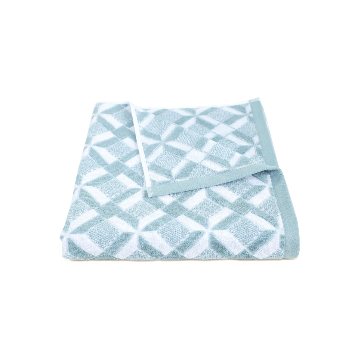 Martex Restore Fern Ogee Bath Towel – Soft, Absorbent, Moisture-Wicking and Quick to Dry – Lightweight for Everyday Use – Comfortable Feel with Convenient Loop for Hanging – 30" x 56" – Jade
