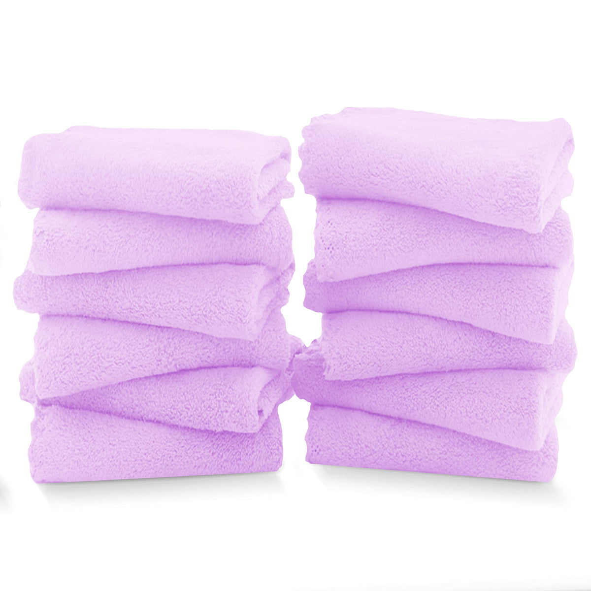 TENSTARS Luxury Silk Hemming Towel Set - Light Thin Quick Drying - 2 Bath Towels 2 Hand Towels 2 Washcloths - Ultra Soft Microfiber, for Bath Fitness, Sports, Yoga, Travel (Dark Grey 6 Pieces)