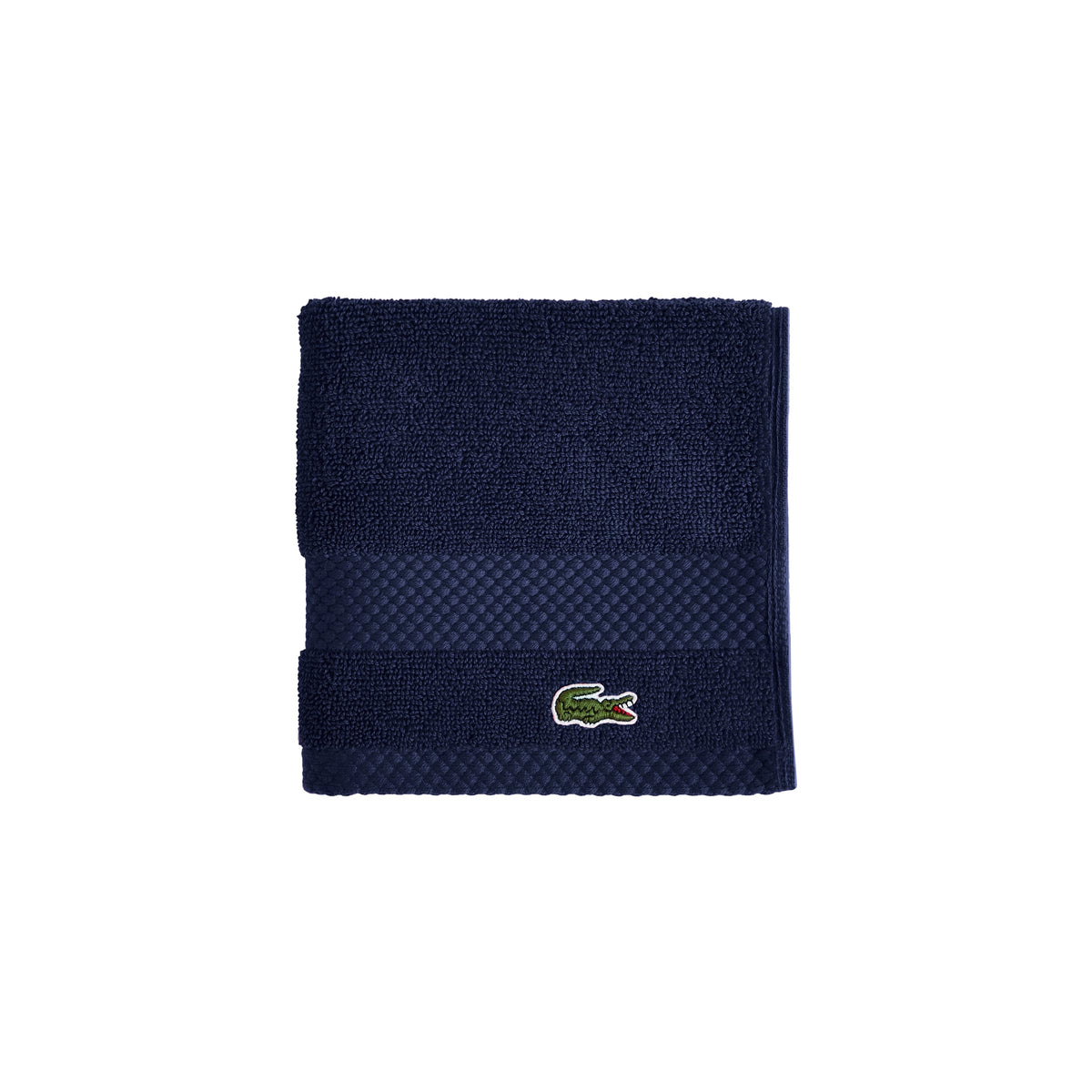 Lacoste Heritage 100% Supima Cotton Bath Towel 30" x 54", Navy