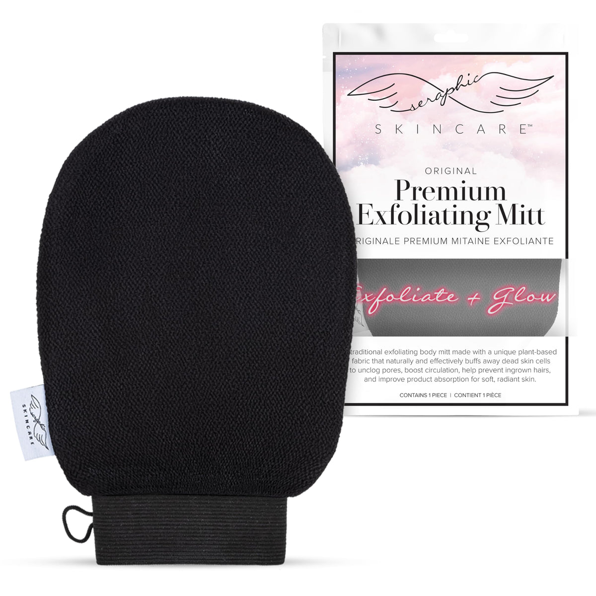 Original Premium Exfoliating Glove for Body 2pc - Body Scrubber Exfoliator