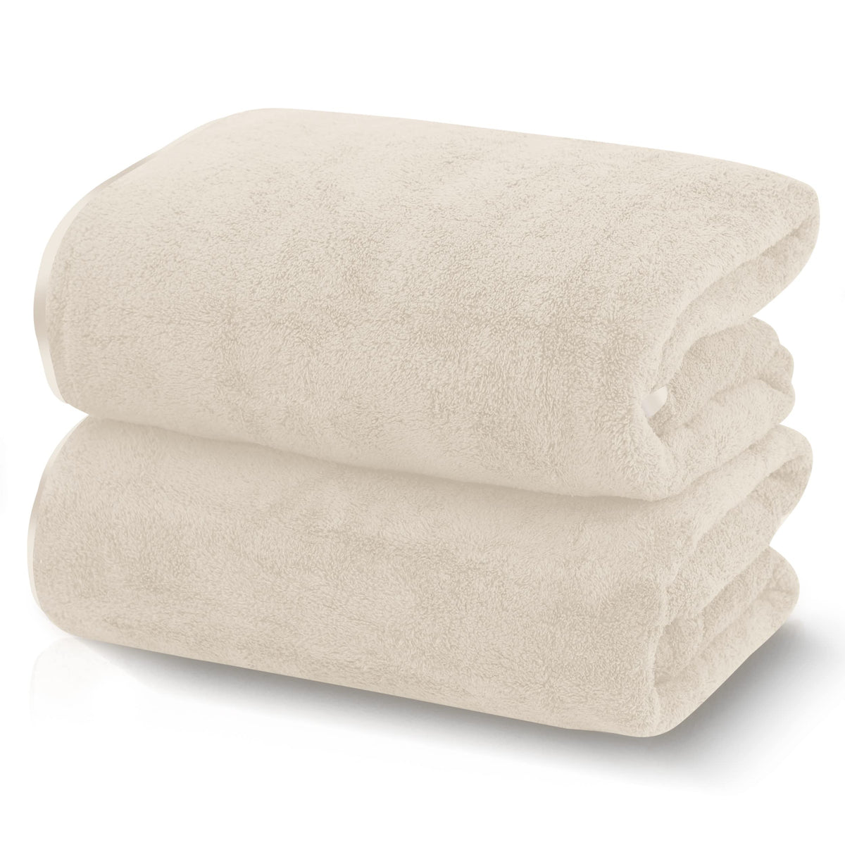 TENSTARS Luxury Silk Hemming Towel Set - Light Thin Quick Drying - 2 Bath Towels 2 Hand Towels 2 Washcloths - Ultra Soft Microfiber, for Bath Fitness, Sports, Yoga, Travel (Dark Grey 6 Pieces)