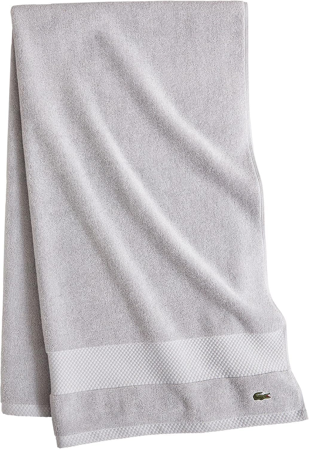 Lacoste Heritage 100% Supima Cotton Bath Towel 30" x 54", Aloe