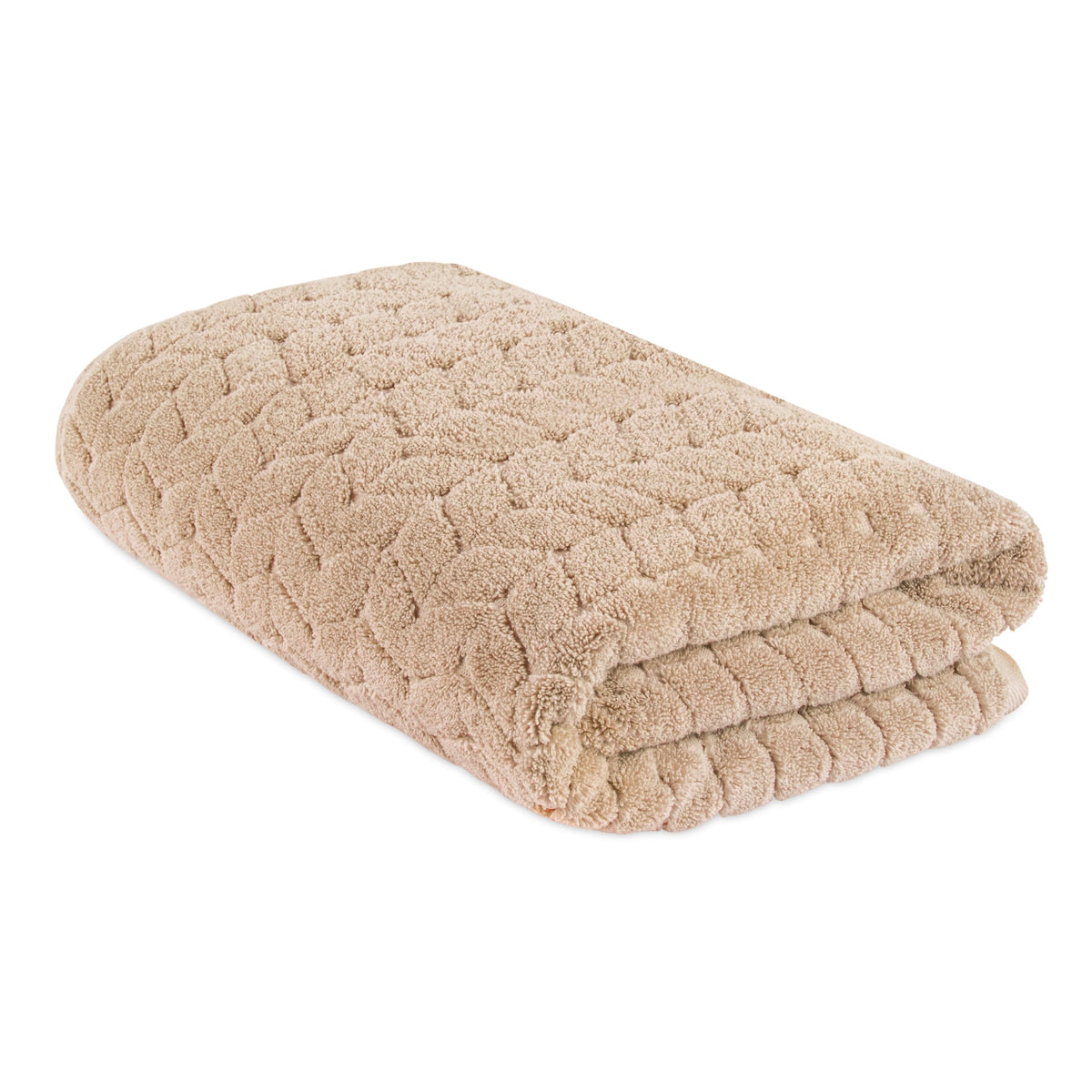 BAGNO MILANO Turkish Cotton Hand & Bath Towels - Plush, Ultra Absorbent Set (Cream, 2 pcs Bath Towel Set)