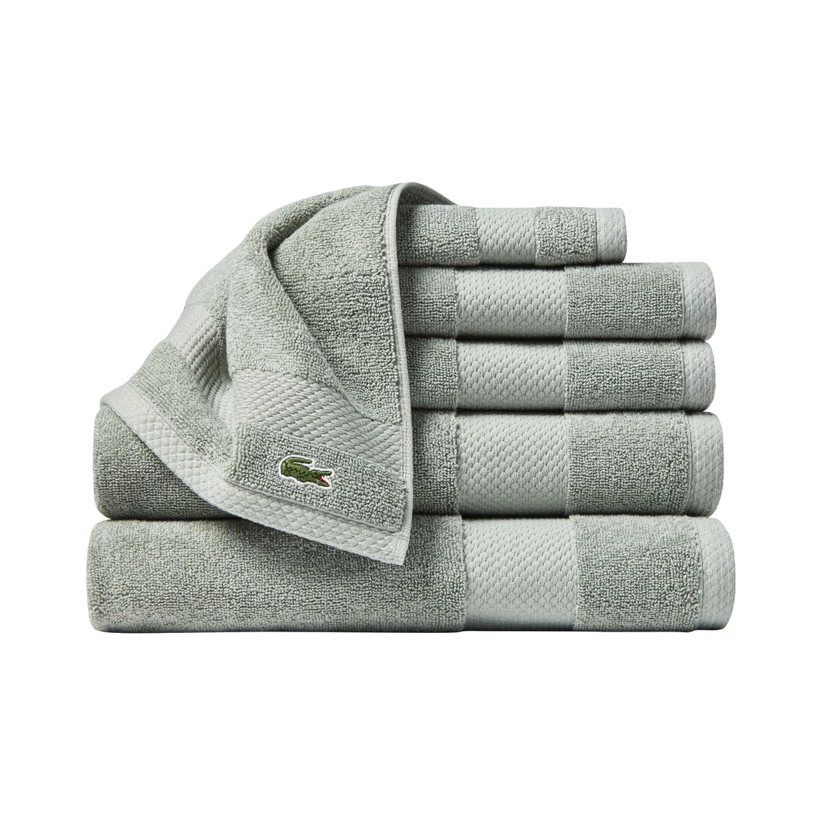 Lacoste Heritage 100% Supima Cotton Bath Towel 30" x 54", Navy