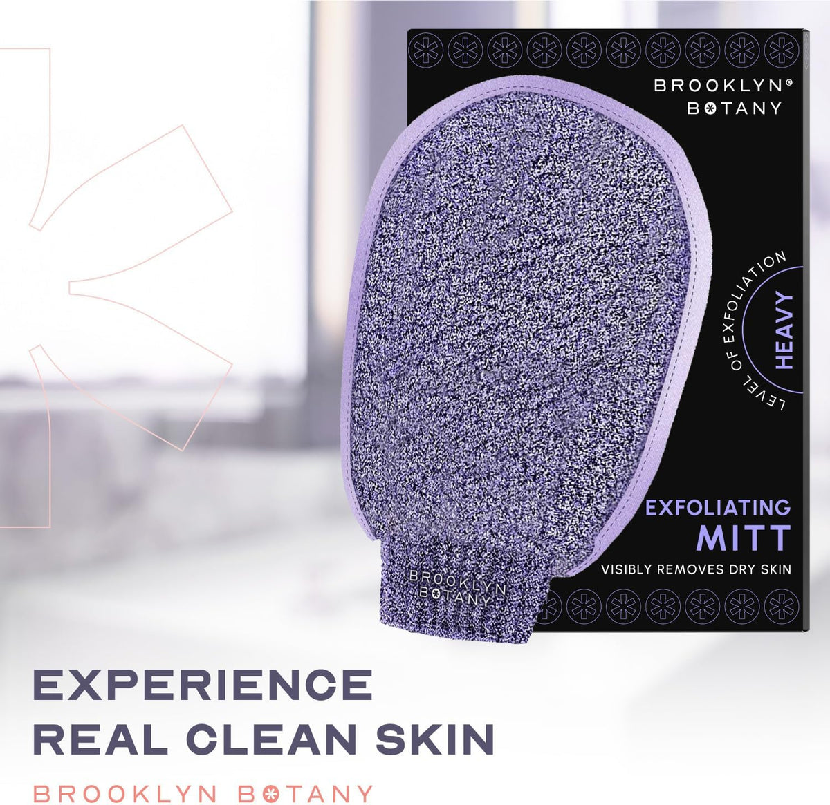Brooklyn Botany Exfoliating Mitts - 2 Mitts