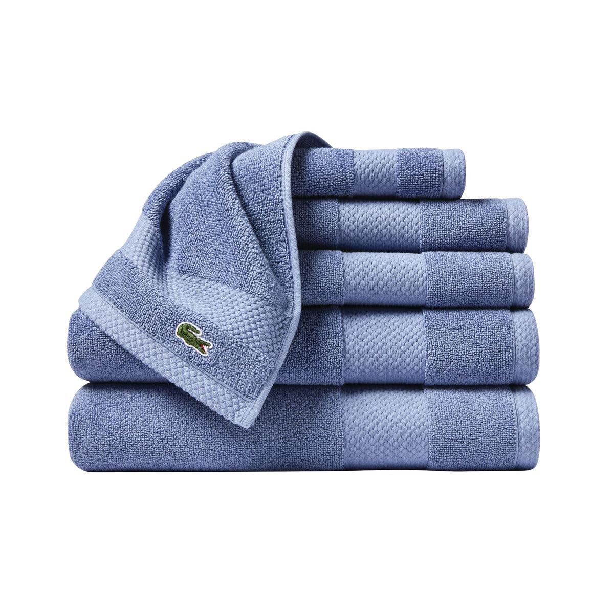 Lacoste Heritage 100% Supima Cotton Bath Towel 30" x 54", Navy