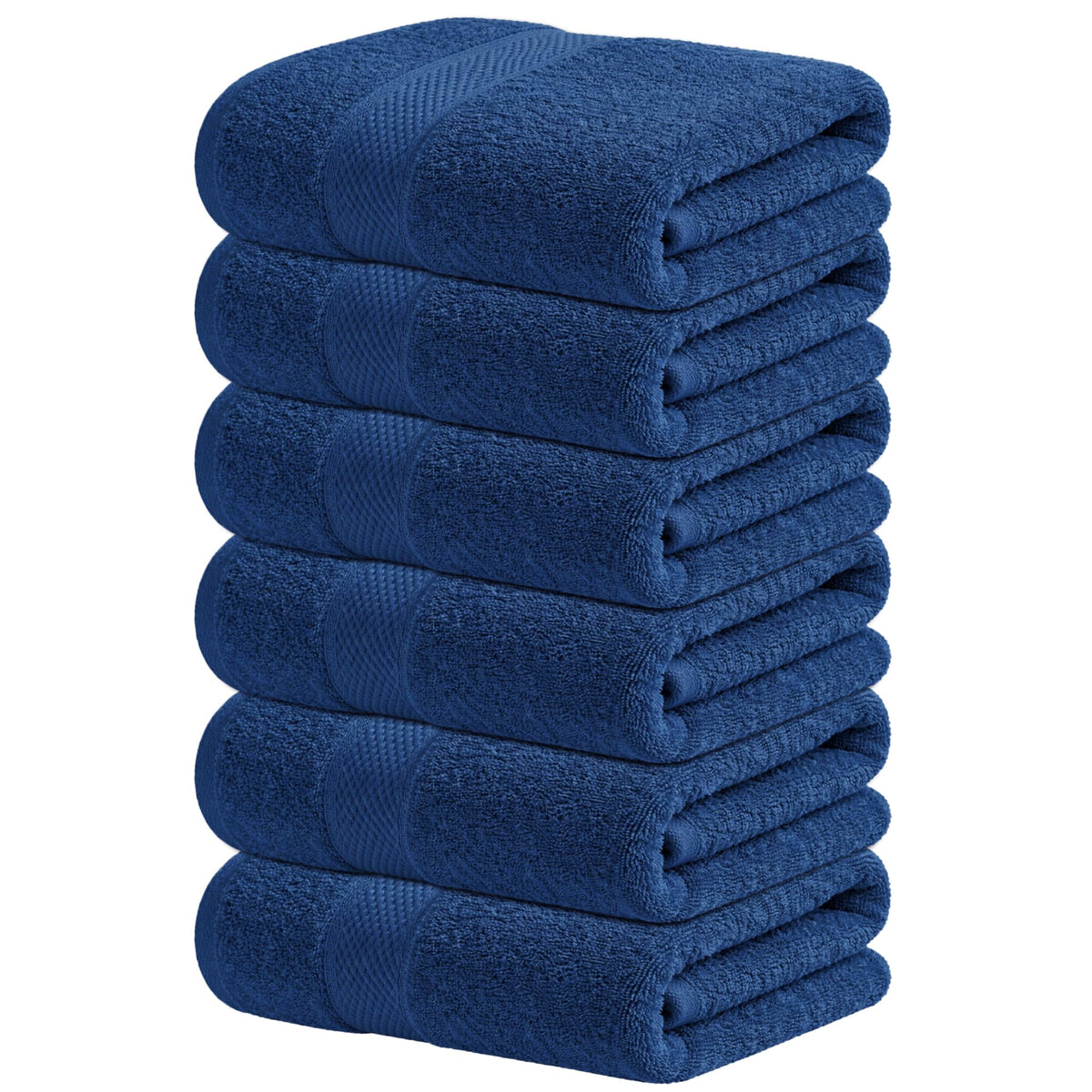 Infinitee Xclusives 100% Ring-Spun Cotton Bath Towels for Bathroom - Pack 4