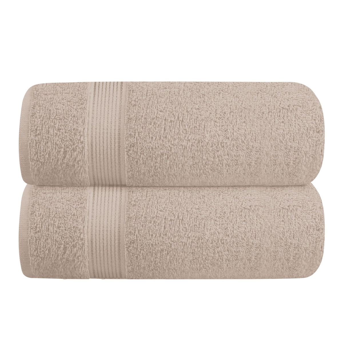 Belizzi Home Cotton 2 Pack Oversized Bath Towel Set 28x55 inches, Large Bath Towels, Ultra Absorbant Compact Quickdry & Lightweight Towel, Ideal for Gym Travel Camp Pool - Pink