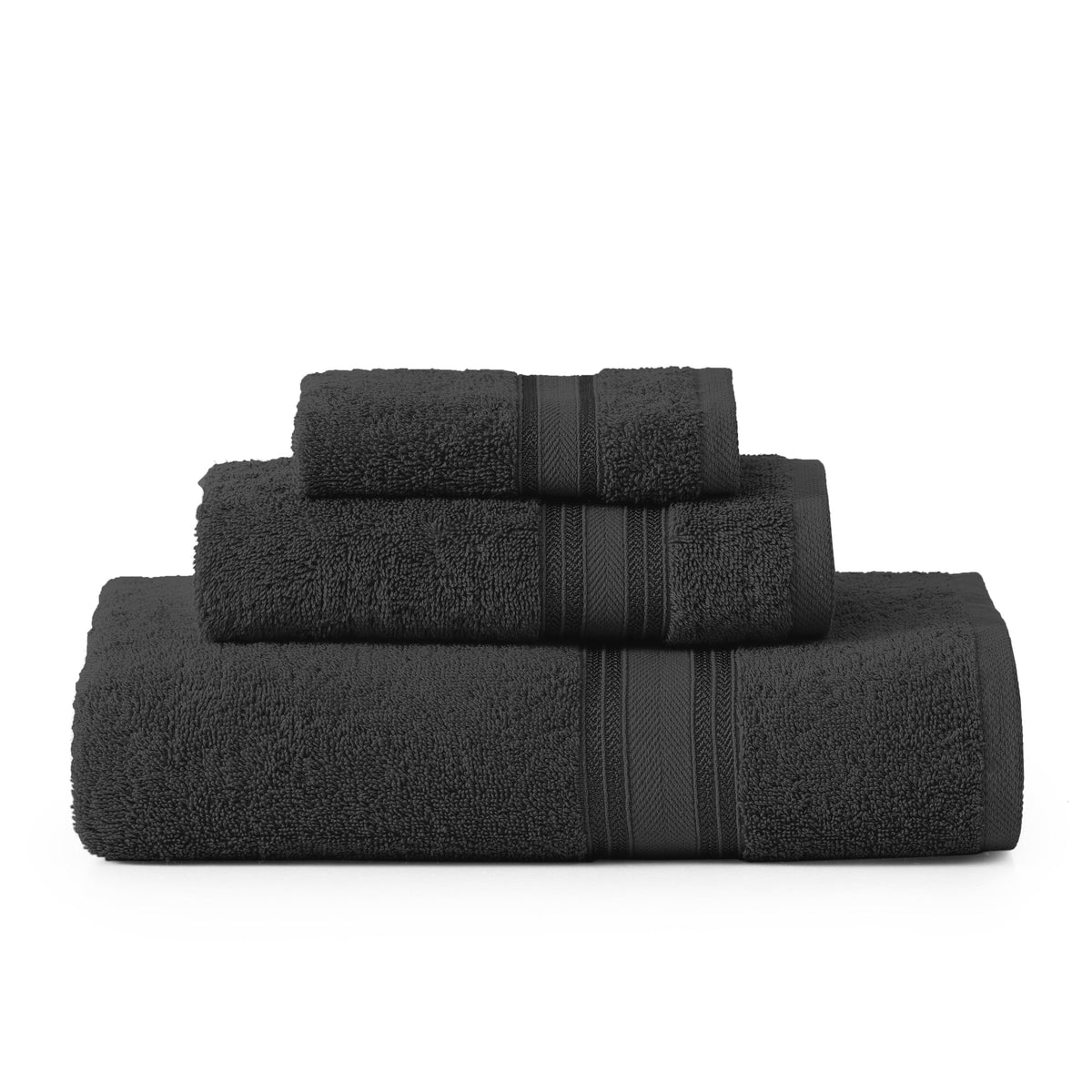 LANE LINEN Bath Towel Set 100% Cotton 18 Piece Soft Absorbent - Grey