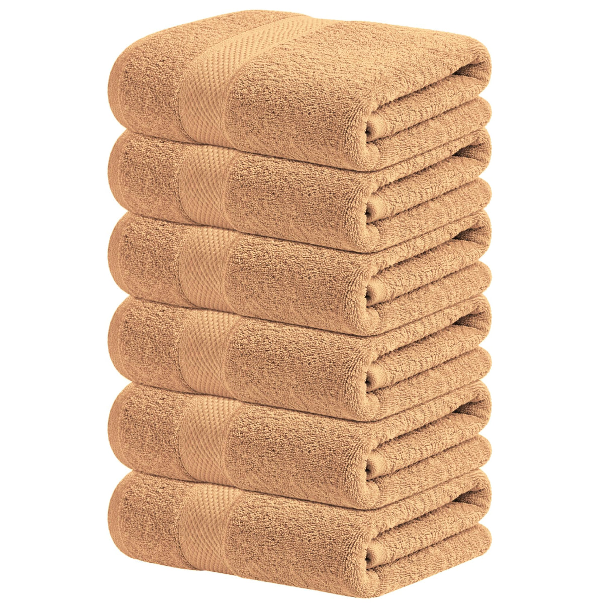Infinitee Xclusives 100% Ring-Spun Cotton Bath Towels for Bathroom - Pack 4