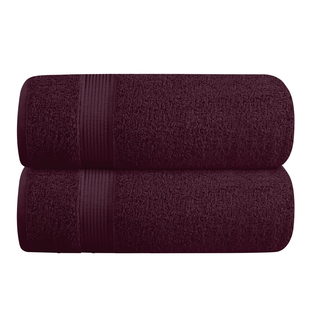 Belizzi Home Cotton 2 Pack Oversized Bath Towel Set 28x55 inches, Large Bath Towels, Ultra Absorbant Compact Quickdry & Lightweight Towel, Ideal for Gym Travel Camp Pool - Black