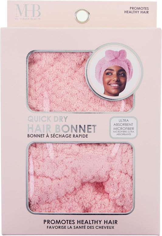 Quick Dry Hair Bonnet - Ultra Absorbent Microfiber Drying Cap for All Hair