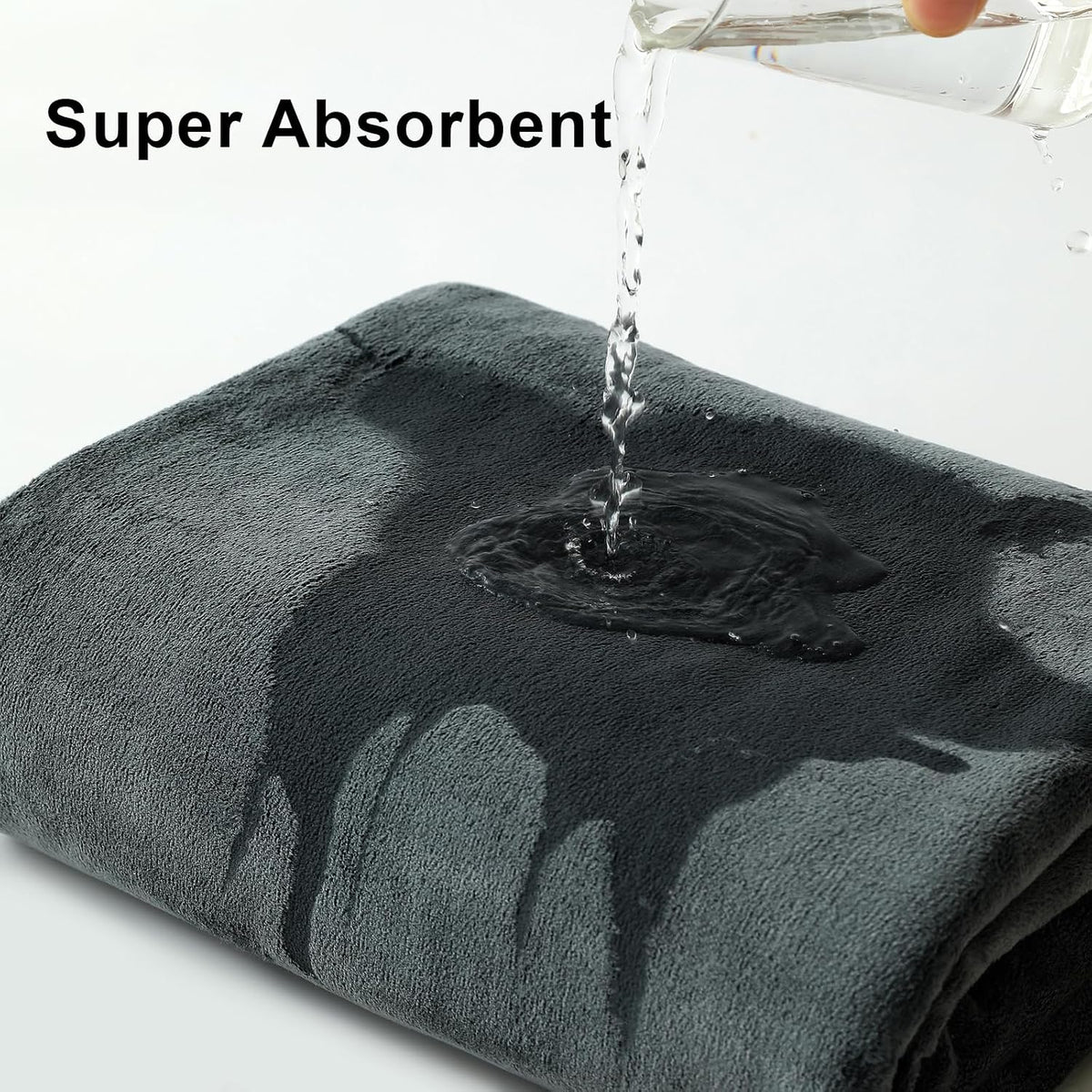Microfiber Bath Towels Set of 2, 35 x 67 Inch Extra Large Bath Towel Set, Super Soft & Highly Absorbent, Quick Dry for Bathroom, Gym, Spa, Pool & Travel