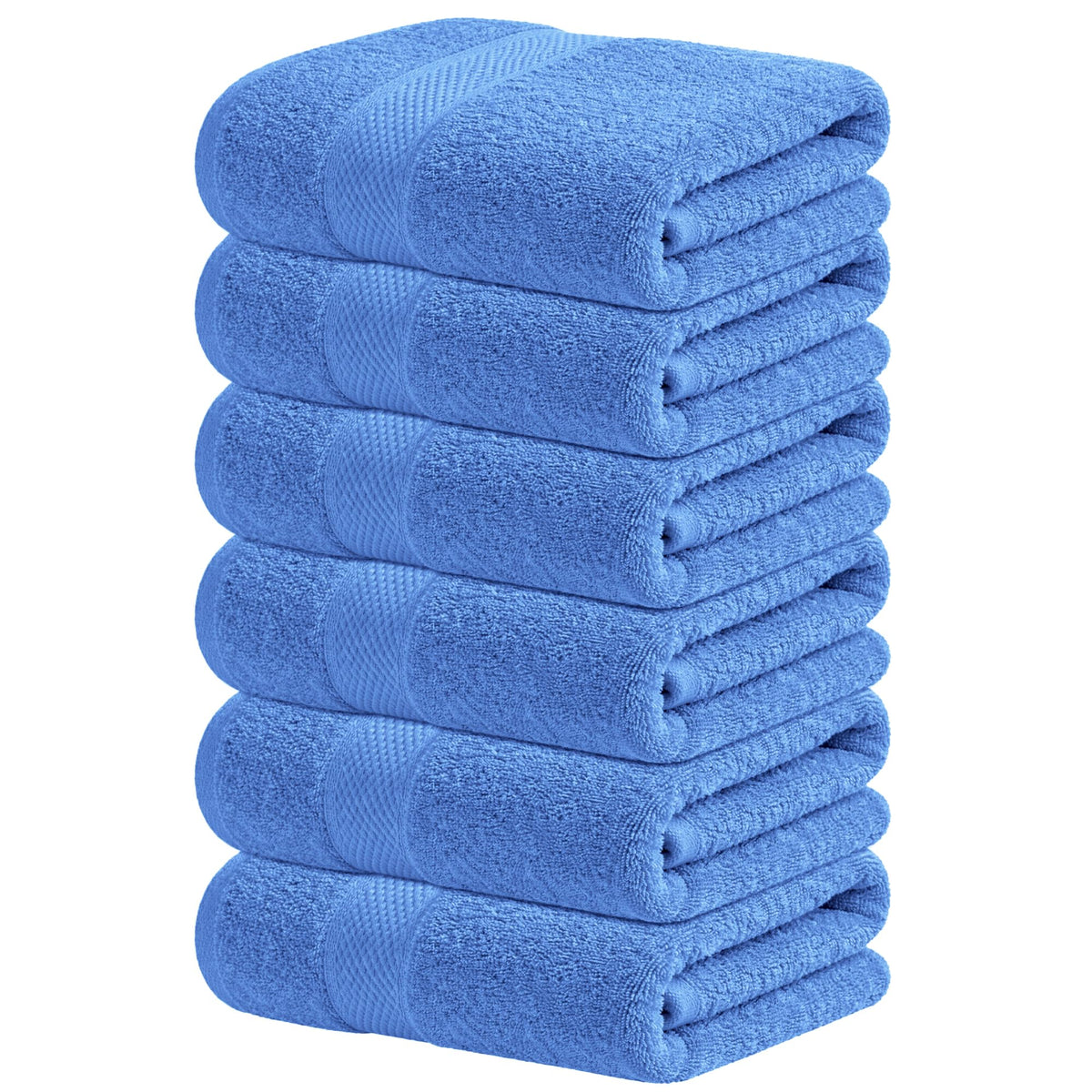 Infinitee Xclusives 100% Ring-Spun Cotton Bath Towels for Bathroom - Pack 4