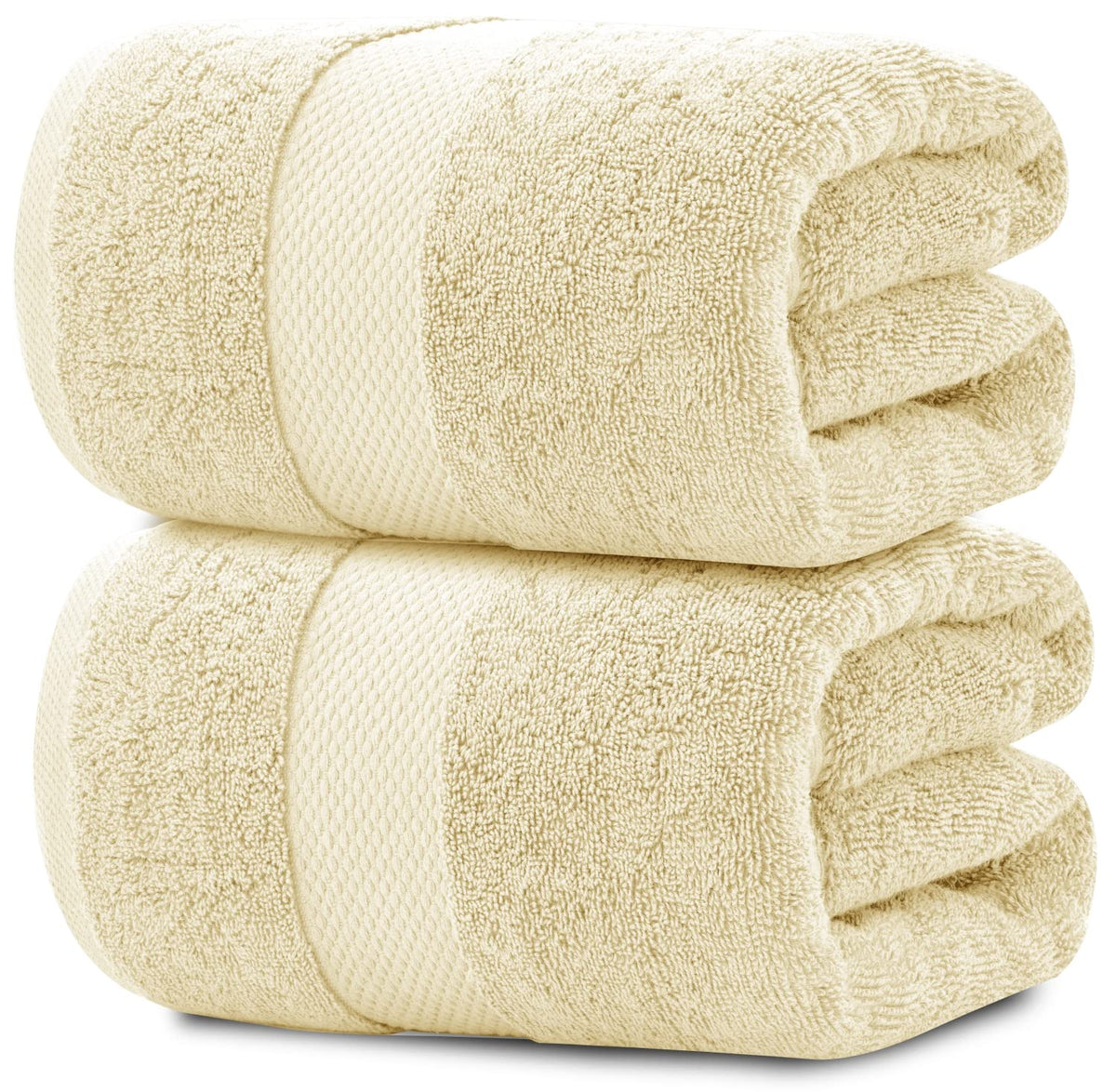 White Classic Luxury White Bath Sheets 2 Pack - Extra Large 35x70, 700 GSM