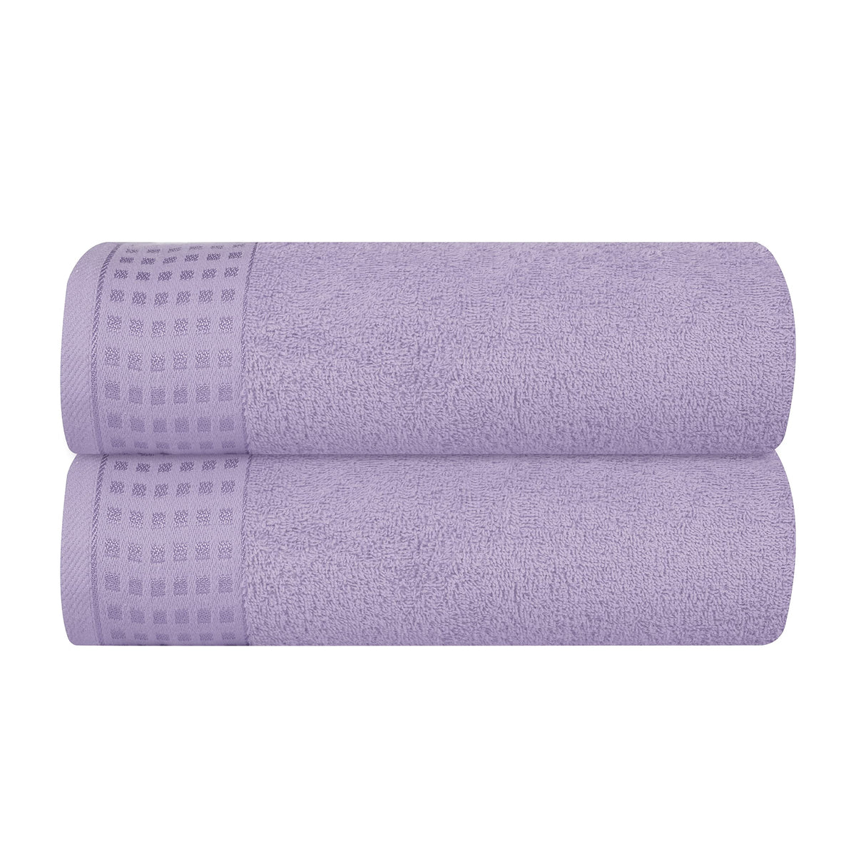 GLAMBURG 100% Cotton 2 Pack Oversized Bath Towel Set 28x55 Inches, Ultra Soft Highly Absorbant Compact Quickdry & Lightweight Large Bath Towels, Ideal for Gym Travel Camp Pool - Black
