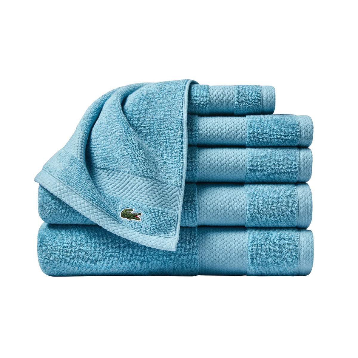 Lacoste Heritage 100% Supima Cotton Bath Towel 30" x 54", Navy