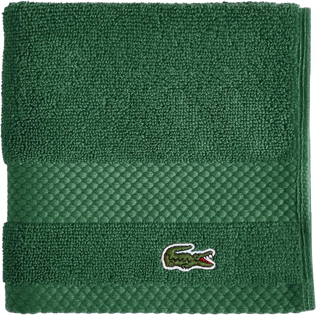 Lacoste Heritage 100% Supima Cotton Bath Towel 30" x 54", White