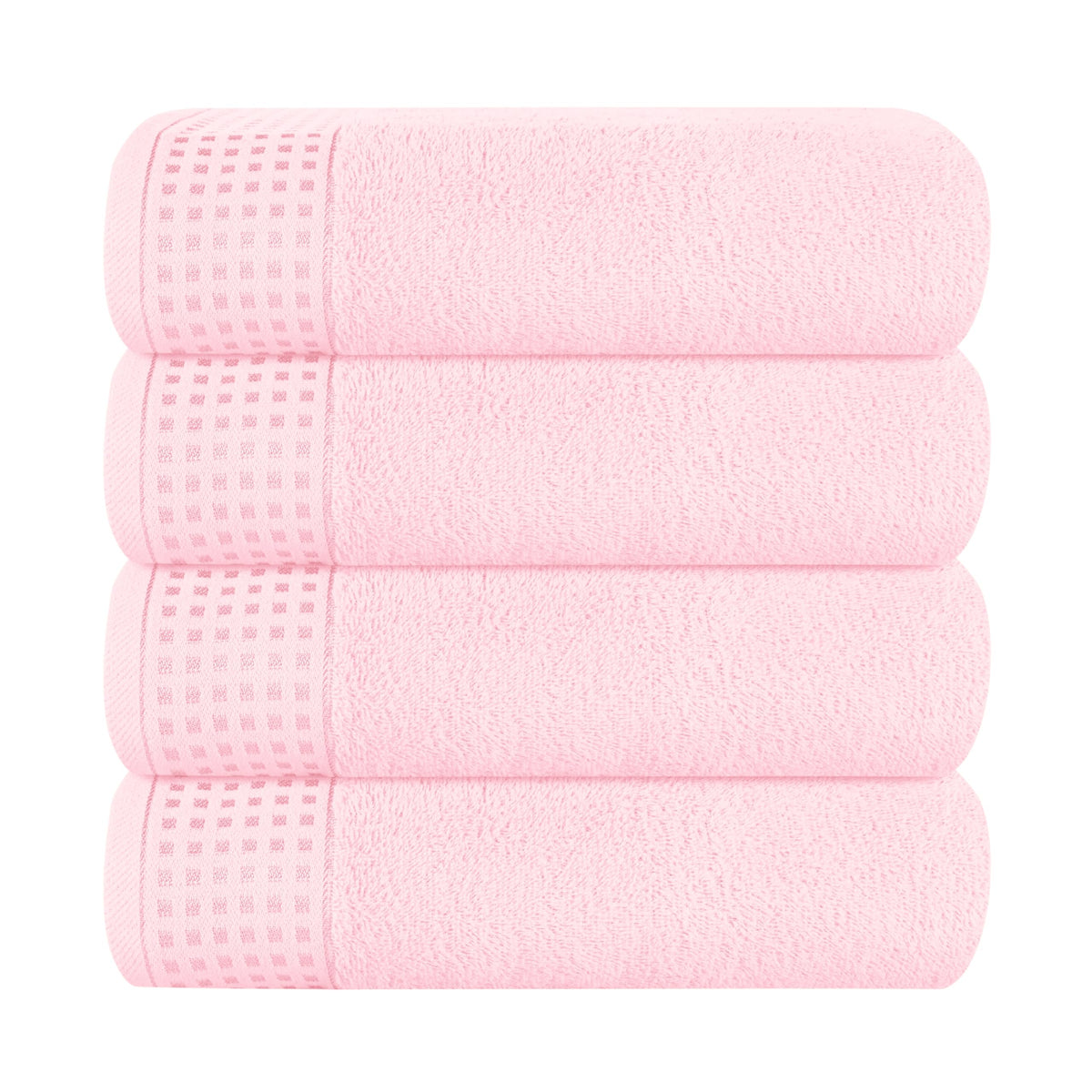 GLAMBURG 100% Cotton 2 Pack Oversized Bath Towel Set 28x55 Inches, Ultra Soft Highly Absorbant Compact Quickdry & Lightweight Large Bath Towels, Ideal for Gym Travel Camp Pool - Black