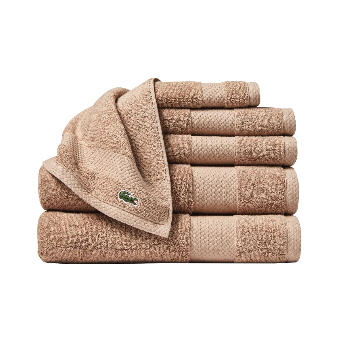 Lacoste Heritage 100% Supima Cotton Bath Towel 30" x 54", Navy