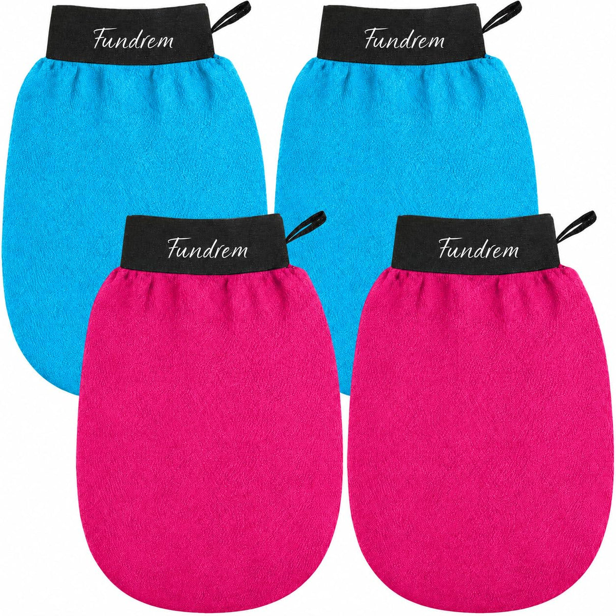 Exfoliating Glove 2 Pack, Korean Exfoliating Mitt, Body Scrubber Exfoliator