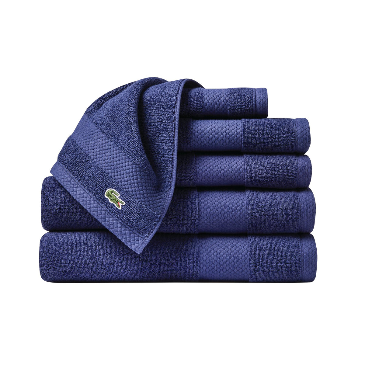 Lacoste Heritage 100% Supima Cotton Bath Towel 30" x 54", Aloe