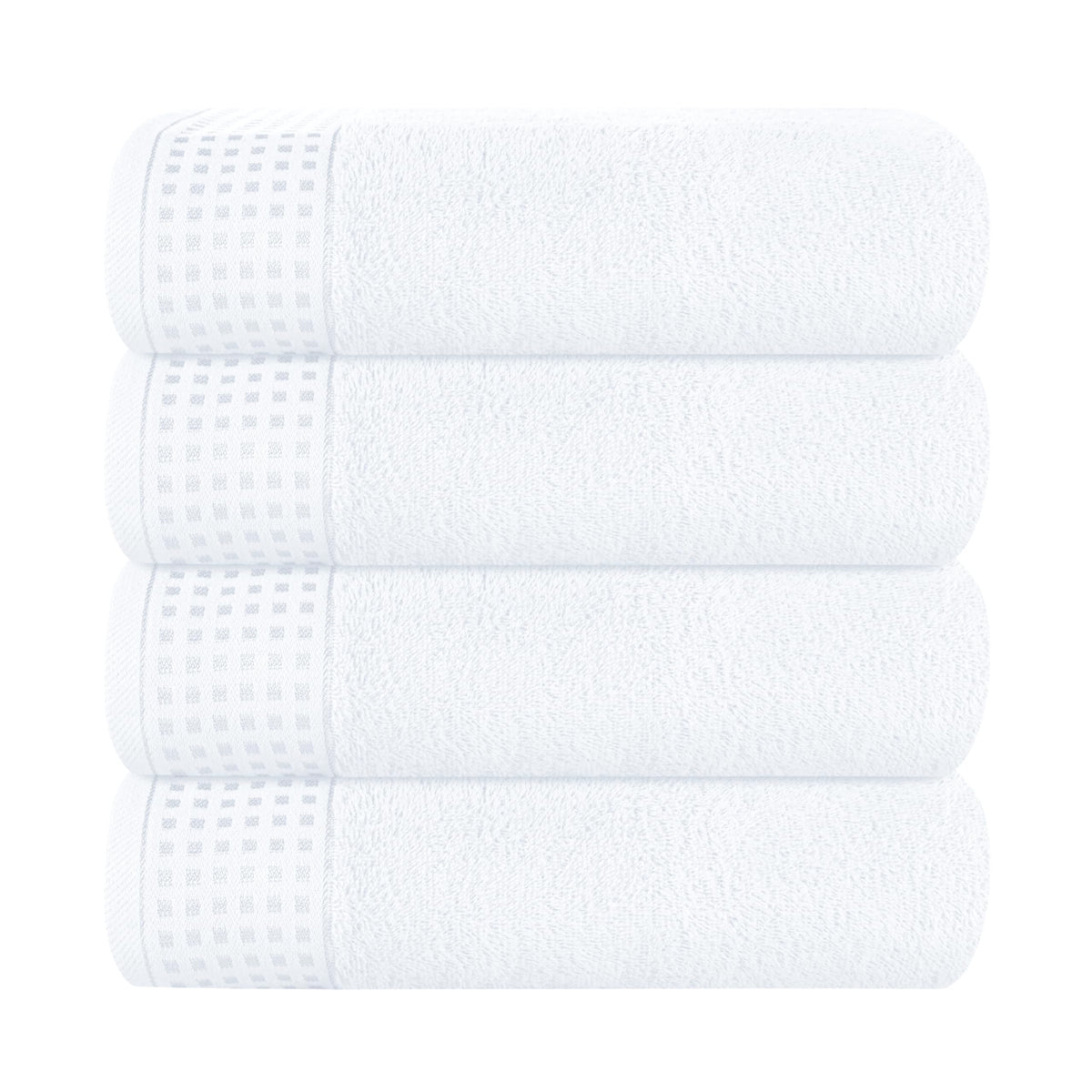 GLAMBURG 100% Cotton 2 Pack Oversized Bath Towel Set 28x55 Inches, Ultra Soft Highly Absorbant Compact Quickdry & Lightweight Large Bath Towels, Ideal for Gym Travel Camp Pool - Black