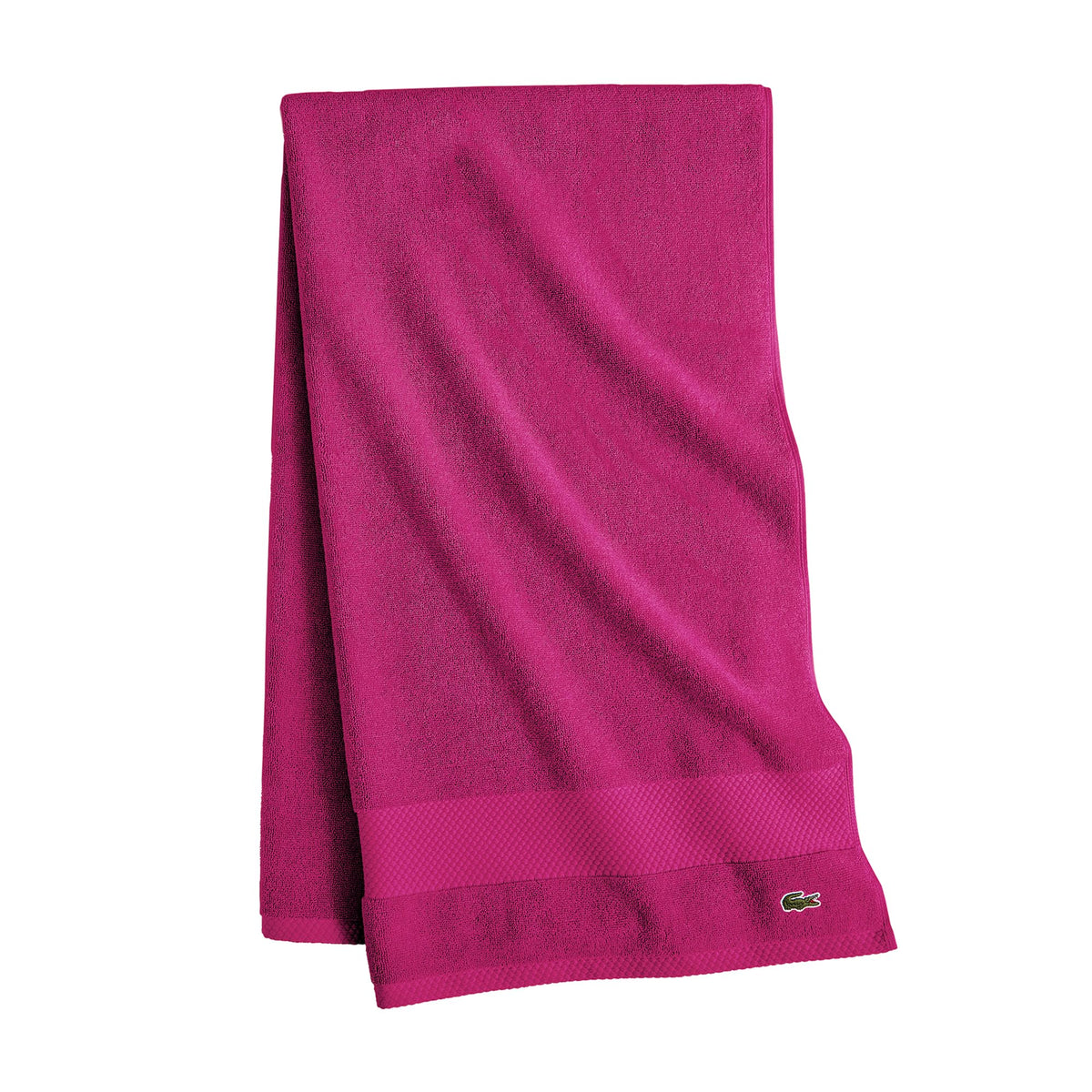 Lacoste Heritage 100% Supima Cotton Bath Towel 30" x 54", Navy
