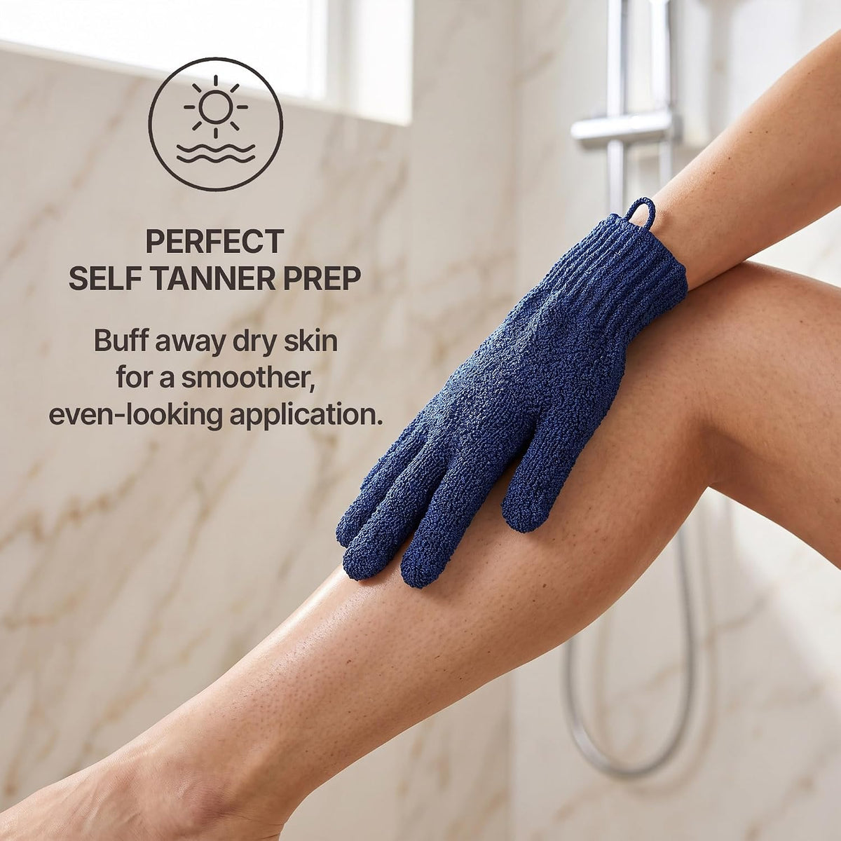 Exfoliating Glove (4 pcs, 2 Pairs) - Heavy Shower Gloves for Body Scrub