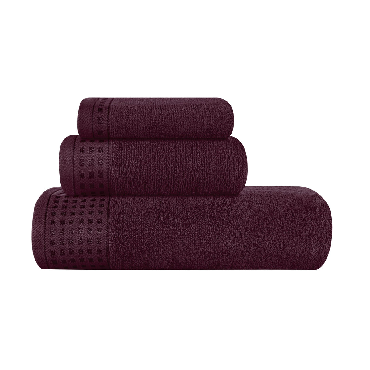 GLAMBURG 100% Cotton 2 Pack Oversized Bath Towel Set 28x55 Inches, Ultra Soft Highly Absorbant Compact Quickdry & Lightweight Large Bath Towels, Ideal for Gym Travel Camp Pool - Black