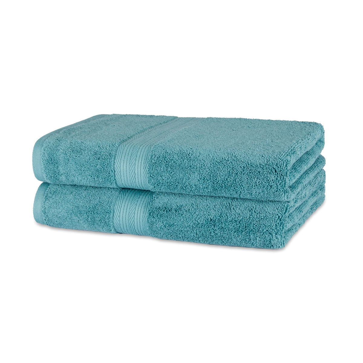Amazon Basics 6-Piece Highly Absorbent Fade-Resistant Towel Set, 100% Cotton Towels for Bathroom, Soft, 2 Bath Towels, 2 Hand Towels, 2 Washcloths, Black