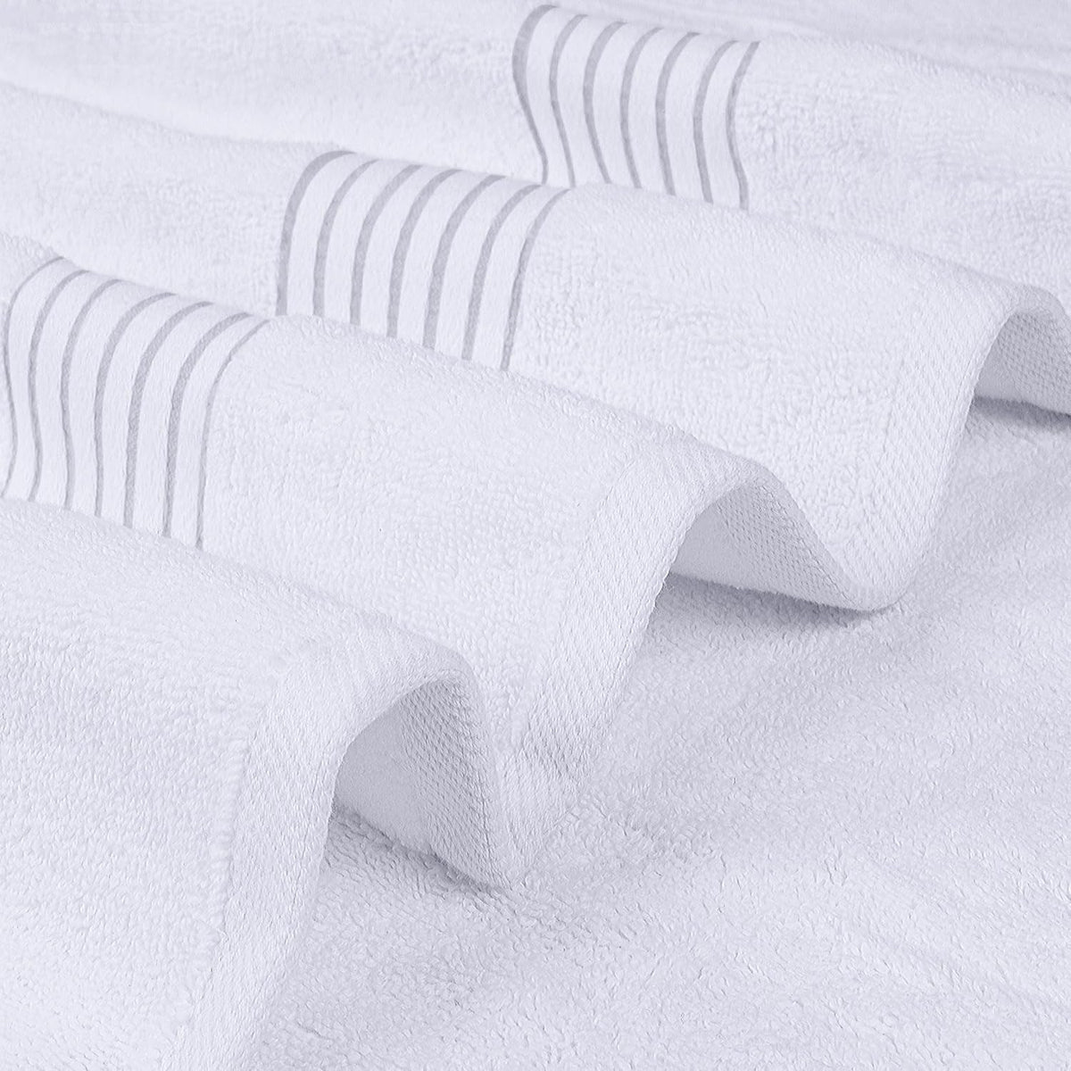 Utopia Towels Luxurious Bath Towels Set, 27x54 in, 4 Pack, Soft, White