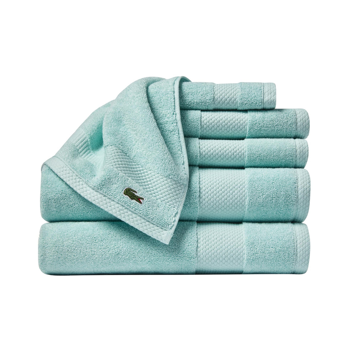 Lacoste Heritage 100% Supima Cotton Bath Towel 30" x 54", Sand