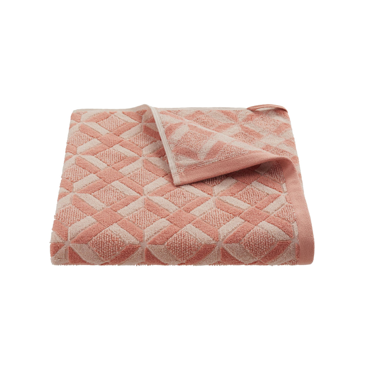 Martex Restore Fern Ogee Bath Towel – Soft, Absorbent, Moisture-Wicking and Quick to Dry – Lightweight for Everyday Use – Comfortable Feel with Convenient Loop for Hanging – 30" x 56" – Jade