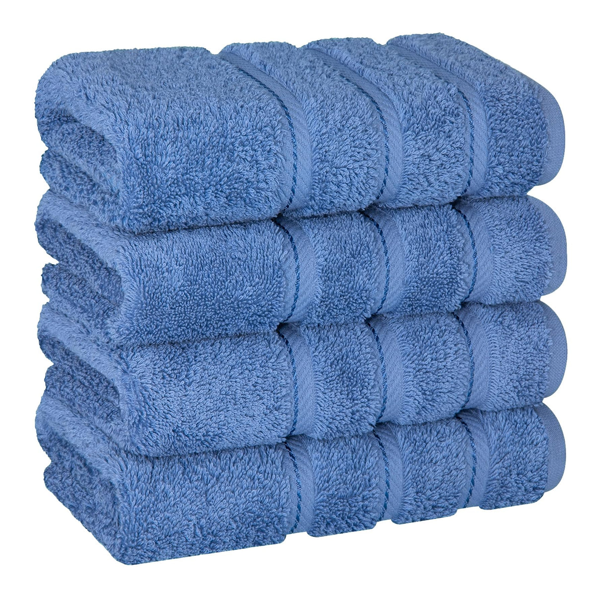 American Soft Linen 100% Cotton Luxury Turkish Towels, 4 PC Bath Towel Set