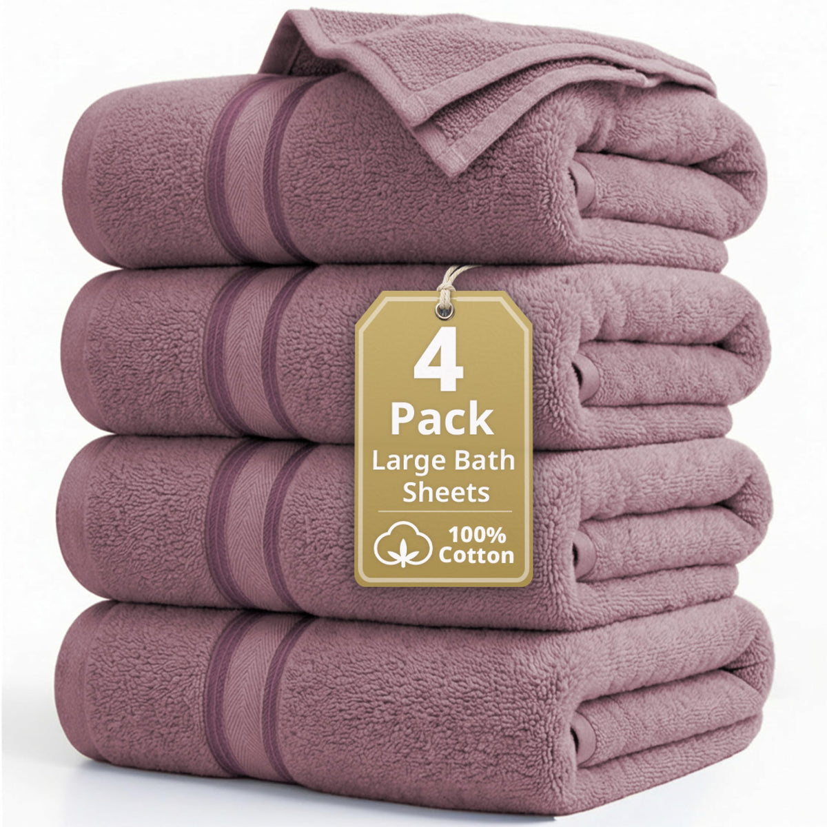 LANE LINEN Bath Towel Set 100% Cotton 18 Piece Soft Absorbent - Grey