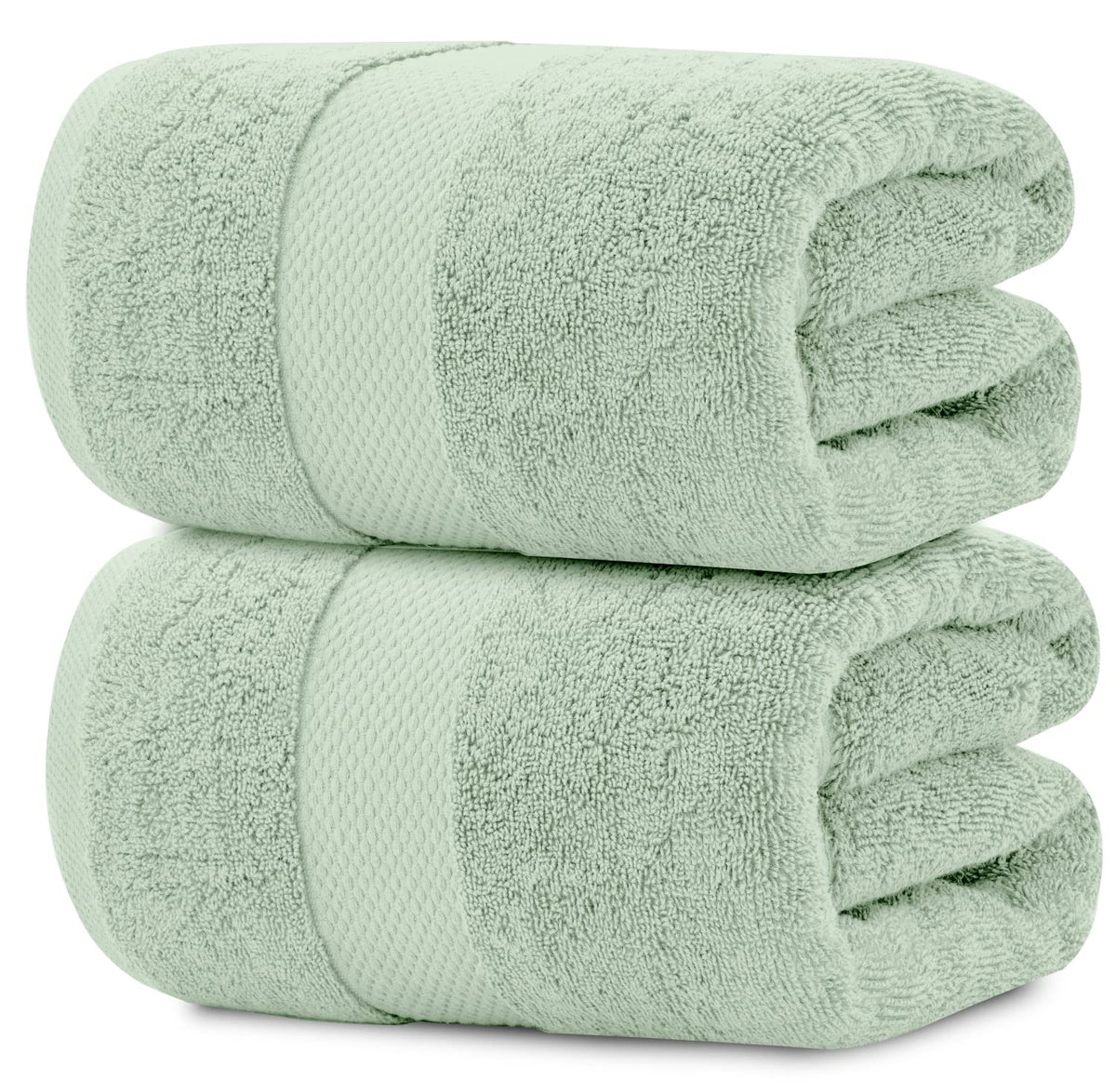 White Classic Luxury White Bath Sheets 2 Pack - Extra Large 35x70, 700 GSM