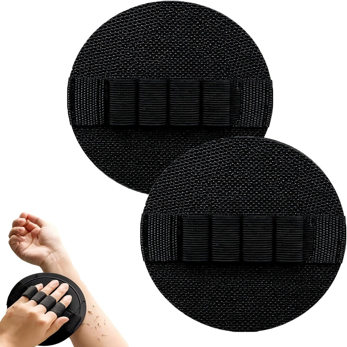 Exfoliating Bath Glove, Rubber Body Scrubber Glove, No Pain Gentle Skin Exfoliator, Quick Dry Shower Scrub Glove for Arms, Legs, Elbows, Knees & Feet