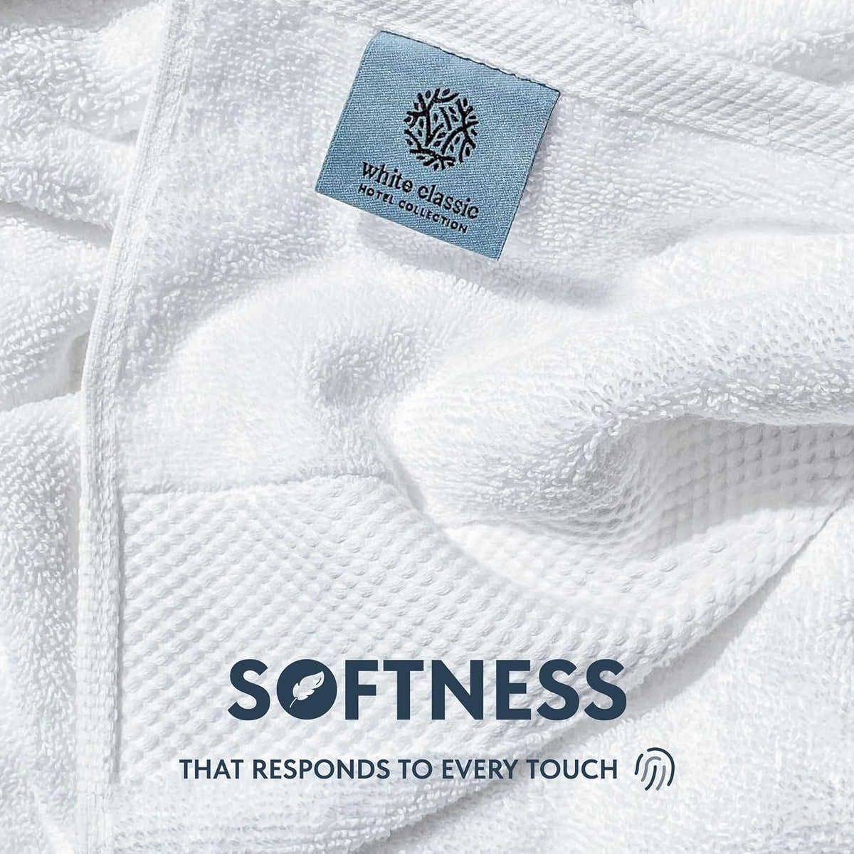 White Classic Luxury White Bath Sheets 2 Pack - Extra Large 35x70, 700 GSM