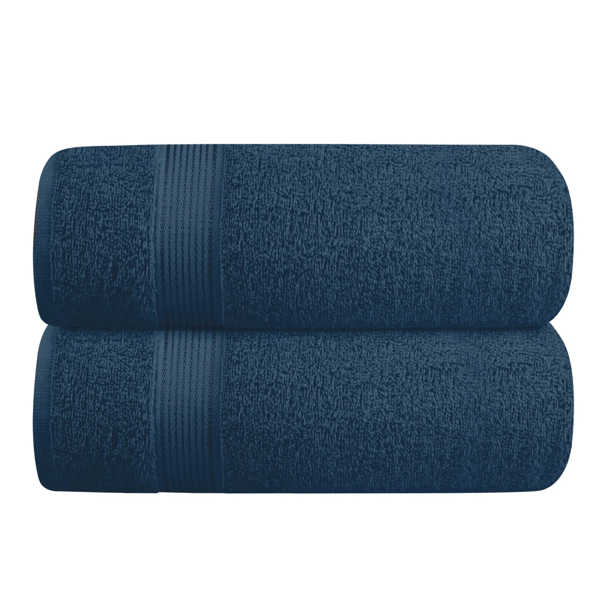 Belizzi Home Cotton 2 Pack Oversized Bath Towel Set 28x55 inches, Large Bath Towels, Ultra Absorbant Compact Quickdry & Lightweight Towel, Ideal for Gym Travel Camp Pool - Black