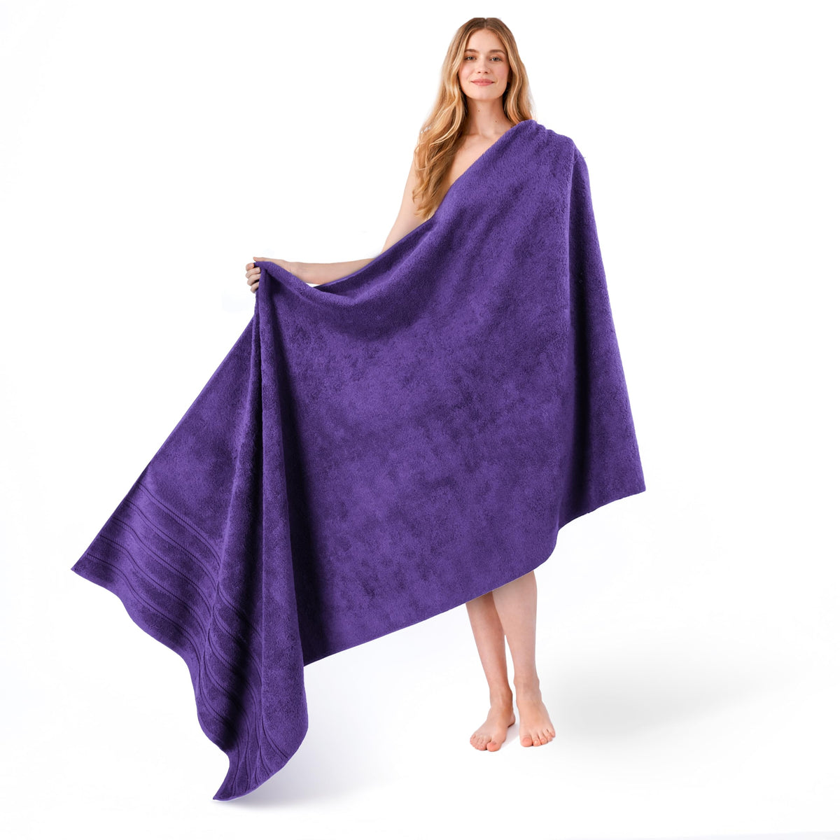 American Soft Linen 100% Cotton Luxury Turkish Towels, 4 PC Bath Towel Set