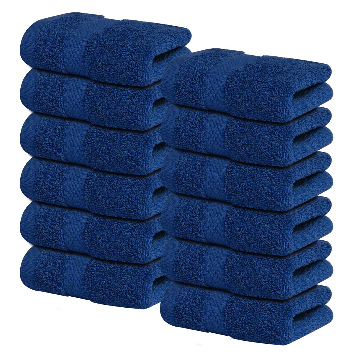 Infinitee Xclusives 100% Ring-Spun Cotton Bath Towels for Bathroom - Pack 4