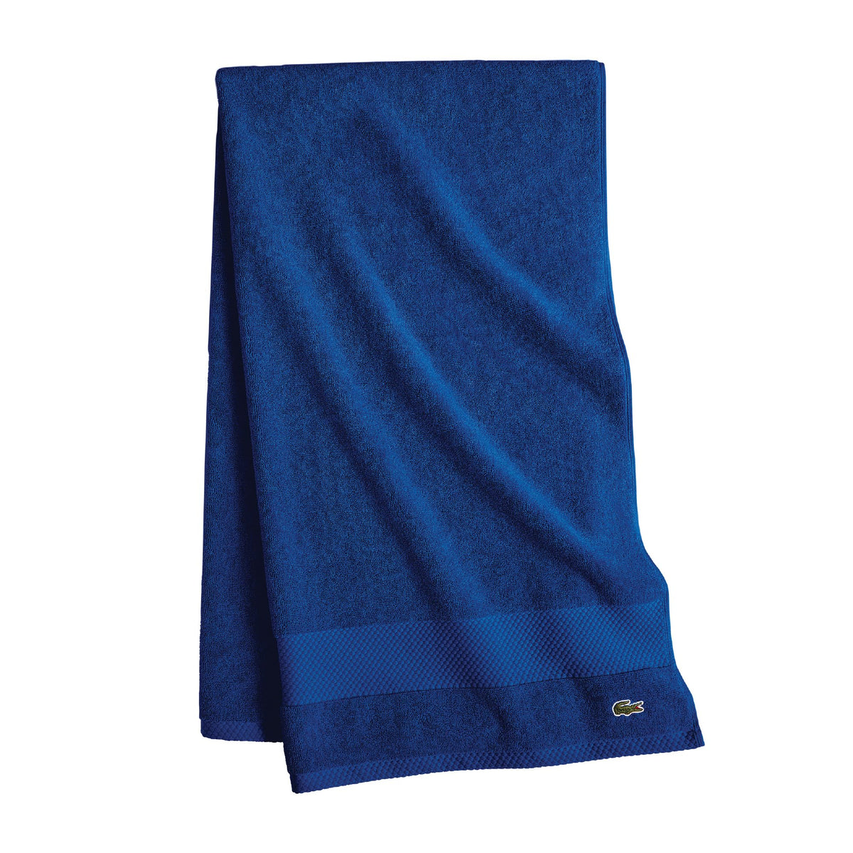 Lacoste Heritage 100% Supima Cotton Bath Towel 30" x 54", Navy