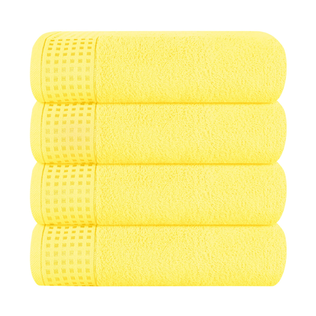 GLAMBURG 100% Cotton 2 Pack Oversized Bath Towel Set 28x55 Inches, Ultra Soft Highly Absorbant Compact Quickdry & Lightweight Large Bath Towels, Ideal for Gym Travel Camp Pool - Black