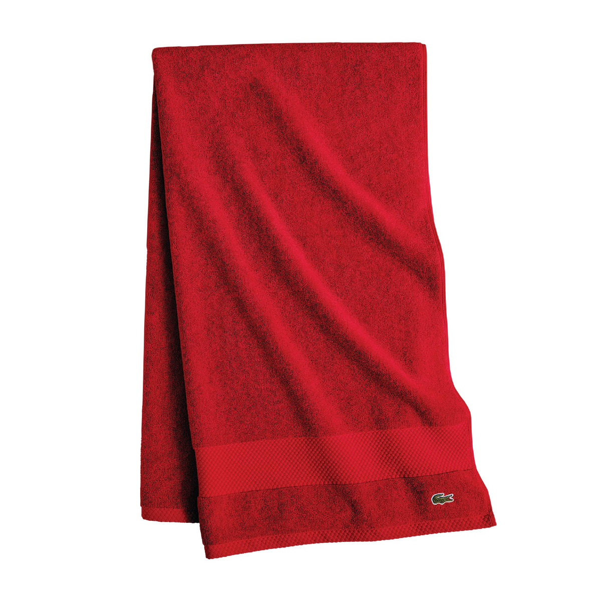 Lacoste Heritage 100% Supima Cotton Bath Towel 30" x 54", Navy