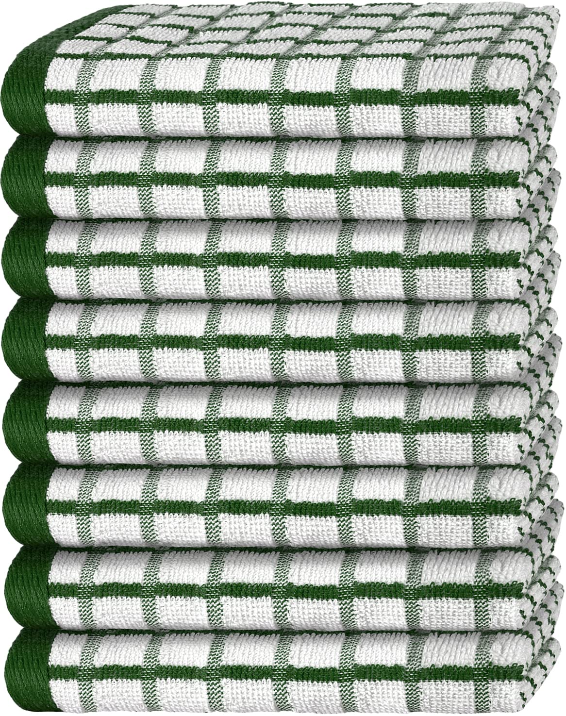 White Bath Towel Set of 6 - 100% Cotton Highly Absorbent Towels for Bathroom, 2 Luxury Bath Towels 650GSM, 2 Hand Towels, 2 Washcloths