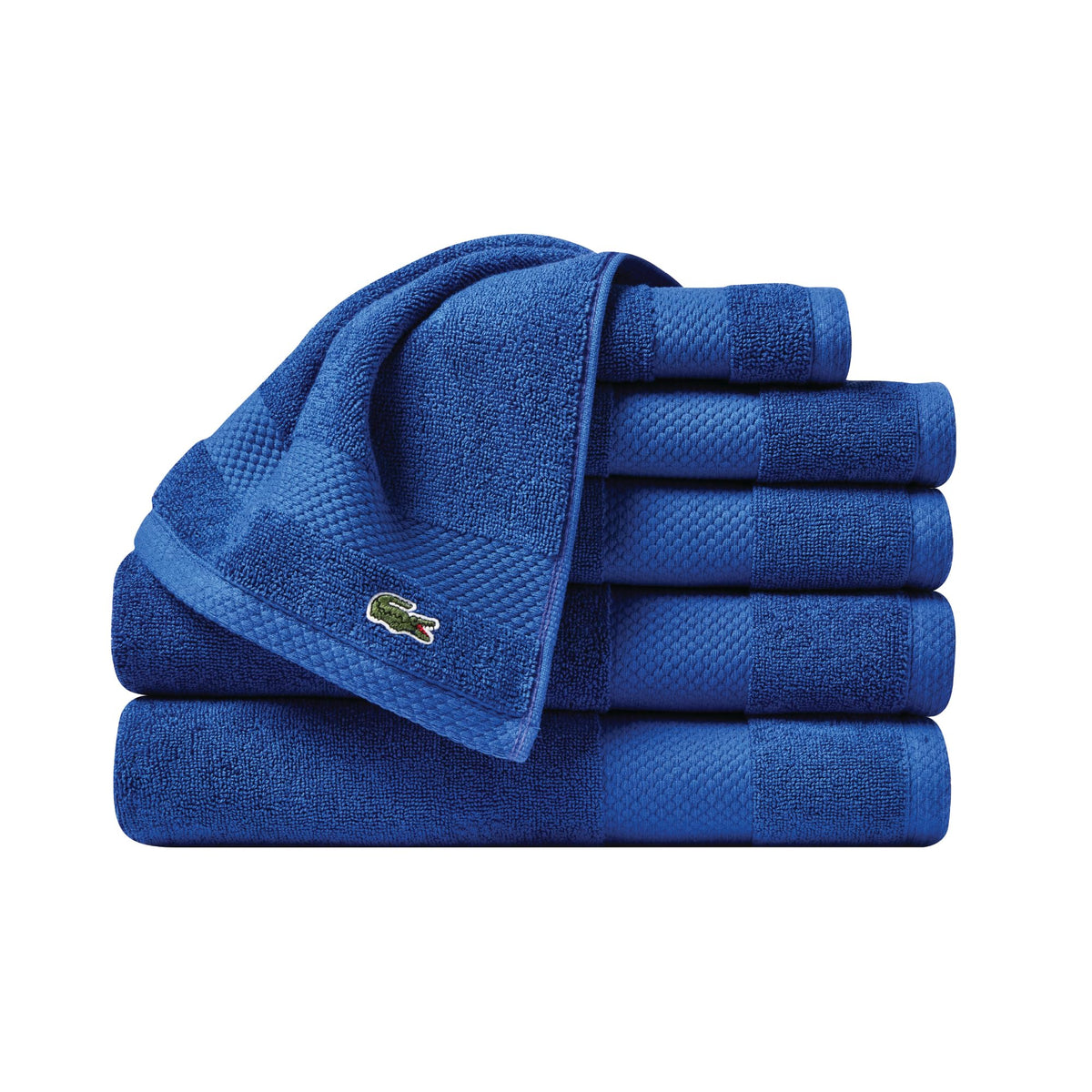 Lacoste Heritage 100% Supima Cotton Bath Towel 30" x 54", Navy
