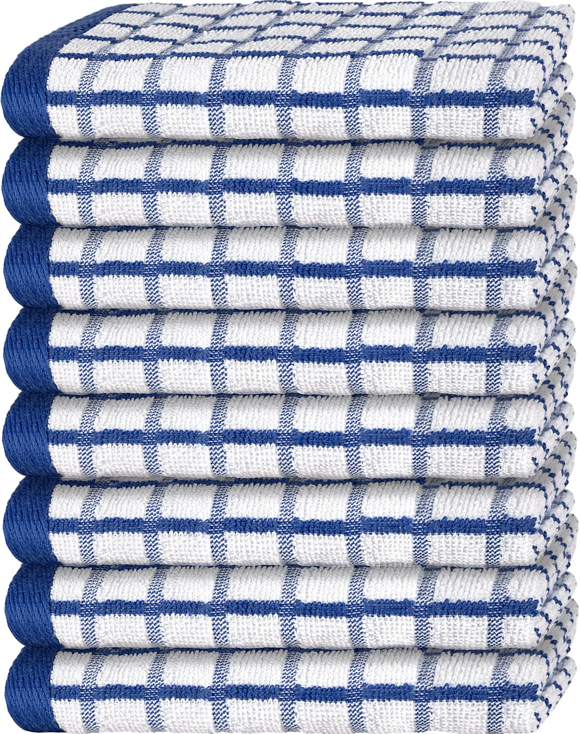 White Bath Towel Set of 6 - 100% Cotton Highly Absorbent Towels for Bathroom, 2 Luxury Bath Towels 650GSM, 2 Hand Towels, 2 Washcloths