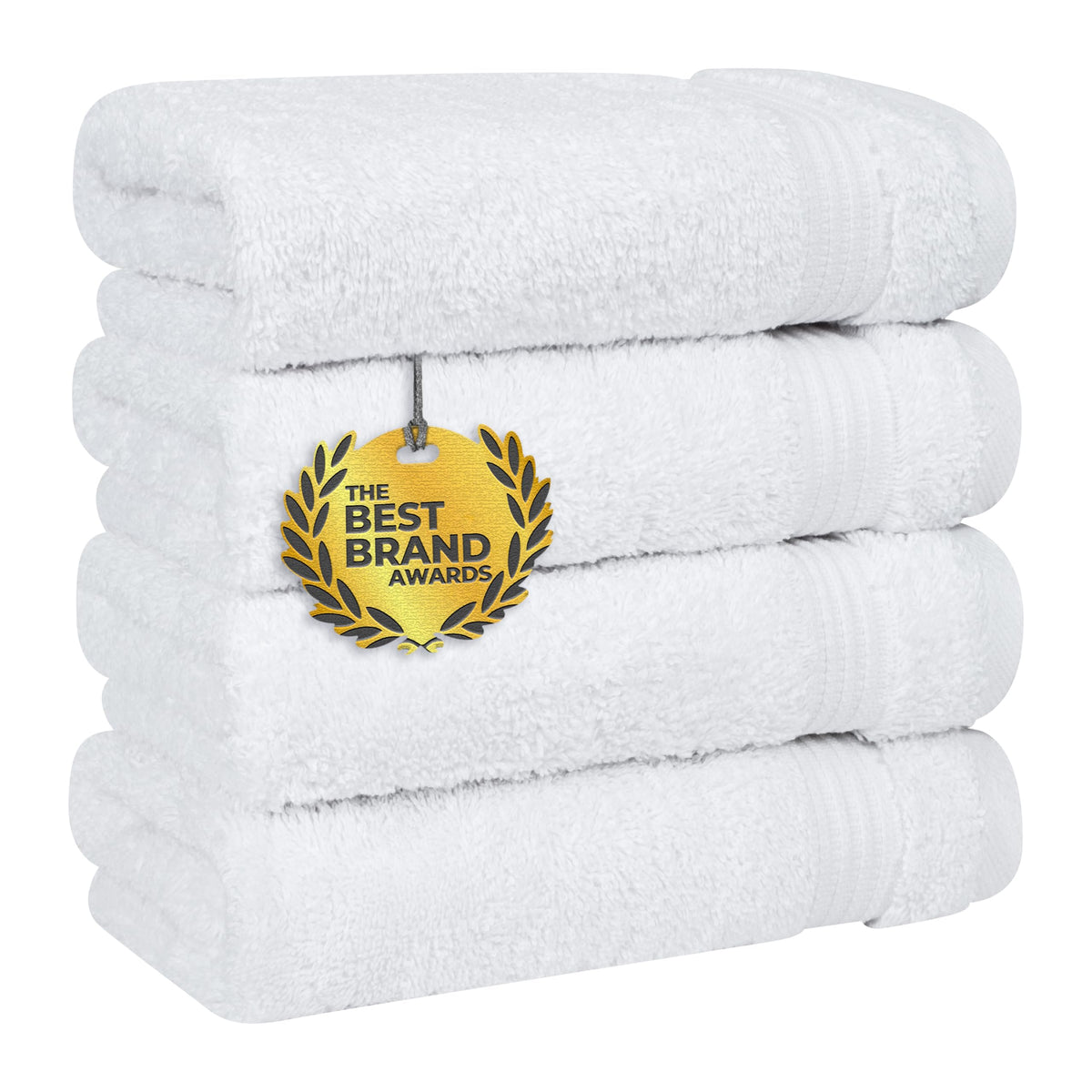 Cotton Paradise 100% Cotton Turkish Towel Set, Soft Absorbent Quick Dry, 6 Piece Towel Set, Beige